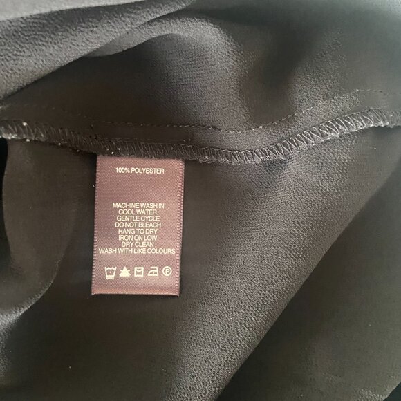 Kenneth Cole Black Sleeveless Dress Tunic High low - size medium - Picture 9 of 14